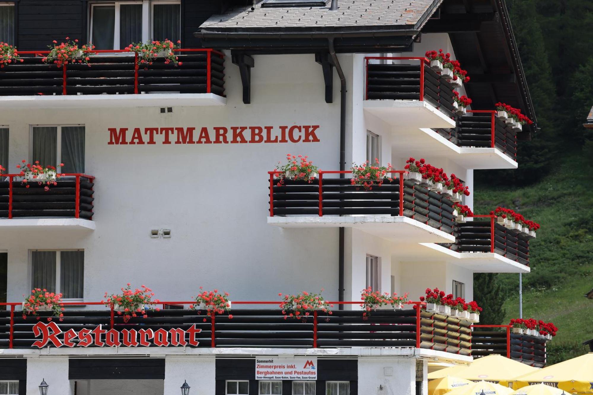 Hotel Restaurant Mattmarkblick Hotel Saas-Almagell